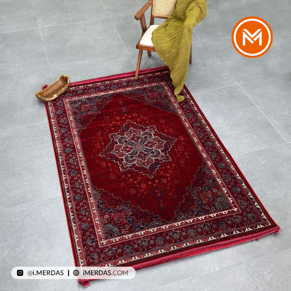 فرش گبه هریس LG زمینه تمام رنگ